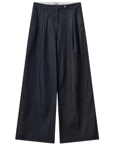 THE GARMENT Eclipse pantaloni larghi - Blu
