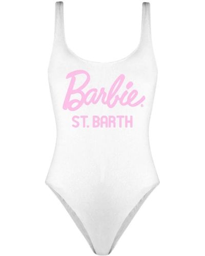 Mc2 Saint Barth Barbie special edition badeanzug - Weiß