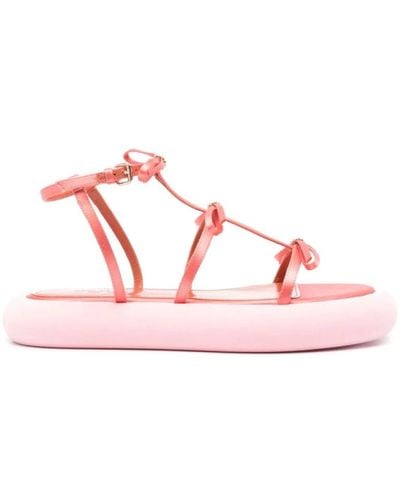 Giambattista Valli Orange pink sandale absatz,schwarze sandale absatz