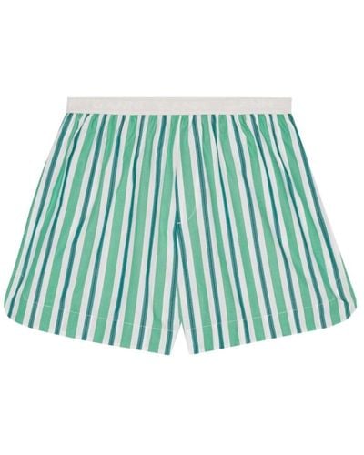 Ganni Short shorts - Verde