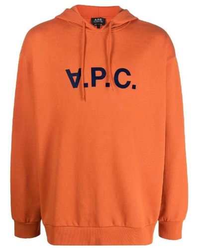 A.P.C. Milo hoodie - Orange