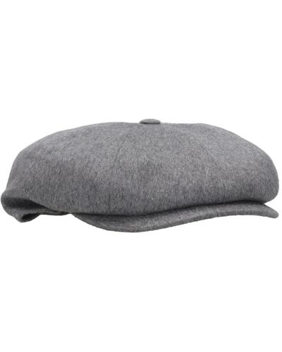 Borsalino Sombrero de cachemira gris