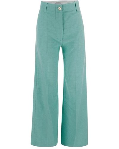 Patou Trousers > wide trousers - Vert