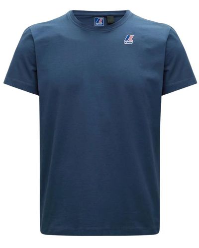 K-Way Edouard Unisex T-Shirt - Blau