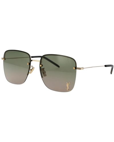 Saint Laurent Stylische sonnenbrille sl 312 m - Grün
