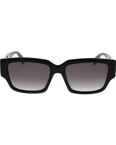 Alexander McQueen Stilvolle verschreibungspflichtige brille für frauen - Schwarz
