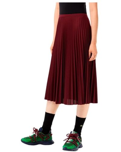 Lacoste Skirts > midi skirts - Rouge