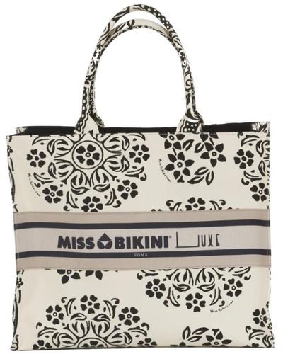Miss Bikini Tote Bags - Metallic