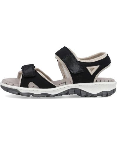 Rieker Flat sandals - Nero