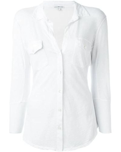 James Perse Weiße hemden kollektion