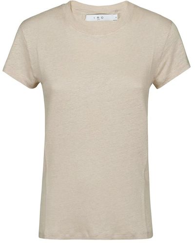 IRO Hellbeige drittes t-shirt,braunes drittes t-shirt,stilvolles fushia third t-shirt - Natur