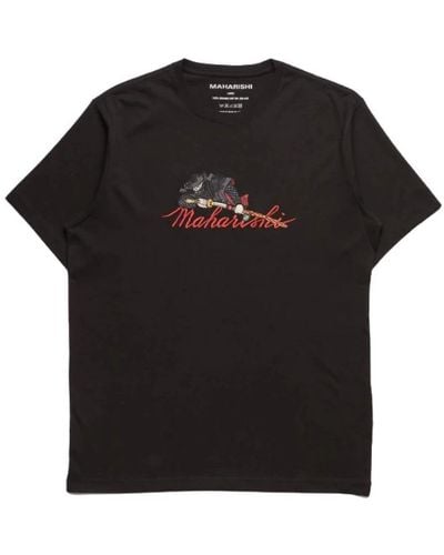 Maharishi T-Shirts - Schwarz