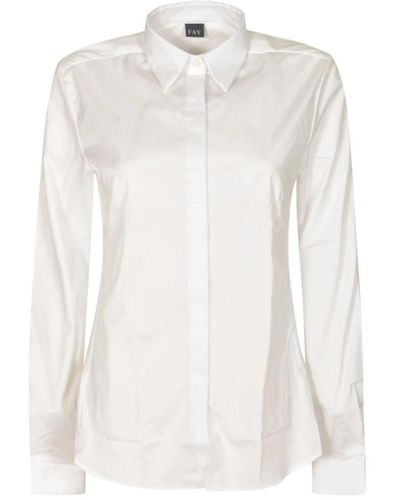 Fay Blouses & shirts > shirts - Blanc