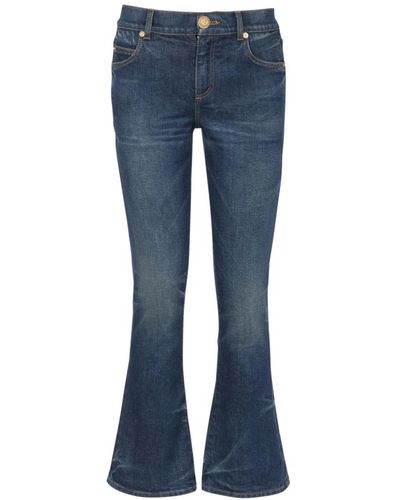 Balmain Jeans > flared jeans - Bleu