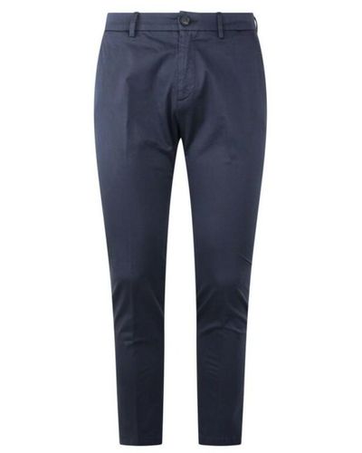 Trussardi Trousers new 70's fit satin 52p001241t005821 - Bleu