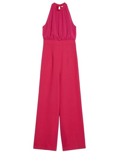 Pennyblack Envers satin und georgette jumpsuit - Pink