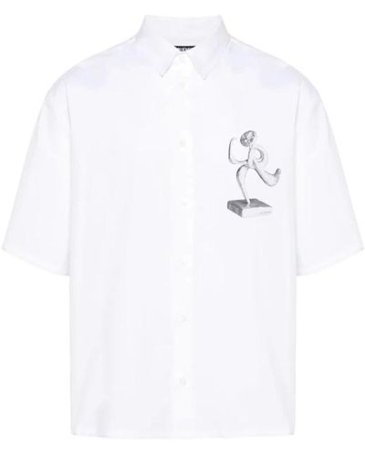 Jacquemus Short sleeve camicie - Bianco