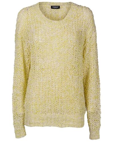 Dondup Round-Neck Knitwear - Yellow