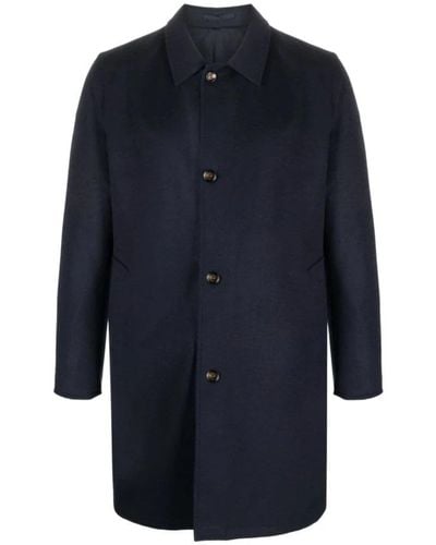 KIRED Single-Breasted Coats - Blue