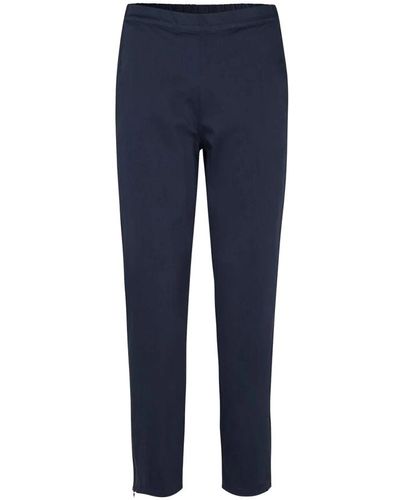 Masai Trousers > slim-fit trousers - Bleu