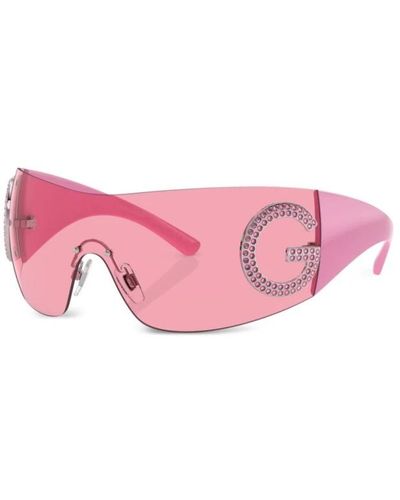Dolce & Gabbana Rosa sonnenbrille mit originalzubehör - Pink