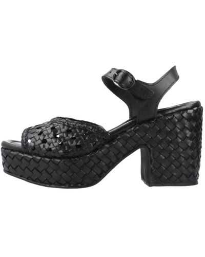 Carmela Stylische flache sandalen für frauen - Schwarz
