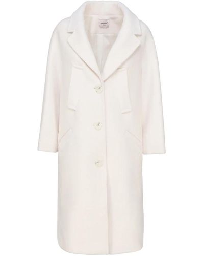 Mariuccia Milano Single-Breasted Coats - White