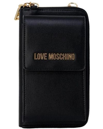 Love Moschino Große brieftasche frühjahr/sommer kollektion - Schwarz