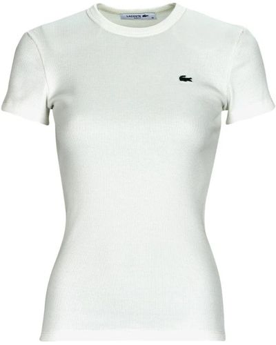 Lacoste Tf5538 t-shirt maniche corte - Bianco