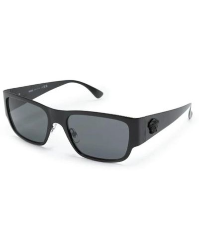 Versace Ve2262 12666g sungles,schwarze sonnenbrille mit original-etui - Weiß