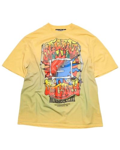 Acne Studios T-Shirts - Yellow