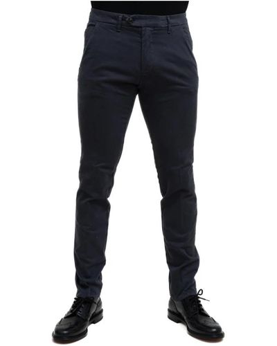 Roy Rogers Slim-Fit Trousers - Blue