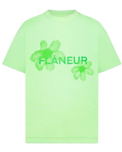 FLANEUR HOMME Tops > t-shirts - Vert