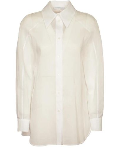 Alberta Ferretti Colección camisas blancas - Blanco