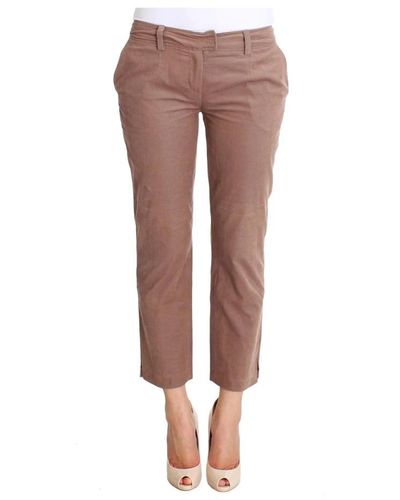 CoSTUME NATIONAL Cropped Trousers - Brown
