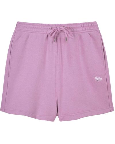Maison Kitsuné Shorts > short shorts - Violet