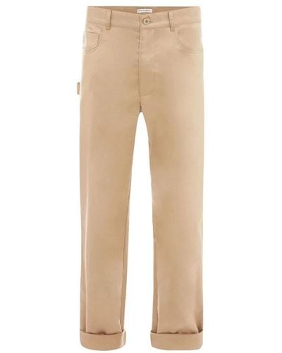 JW Anderson Straight Trousers - Natural