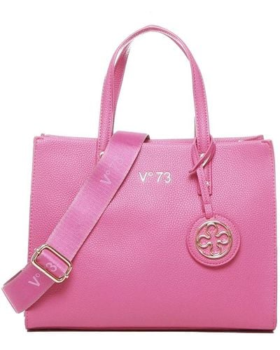 V73 Tote Bags - Pink