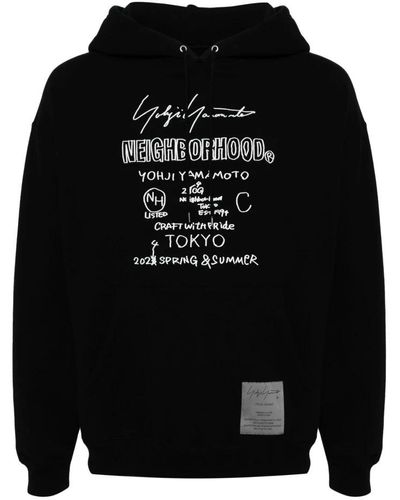 Yohji Yamamoto Hoodies - Black