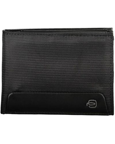 Piquadro Rfid-blockierende brieftasche mit mehreren fächern - Schwarz