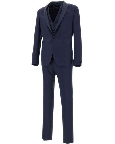 Tagliatore Suits > suit sets > single breasted suits - Bleu