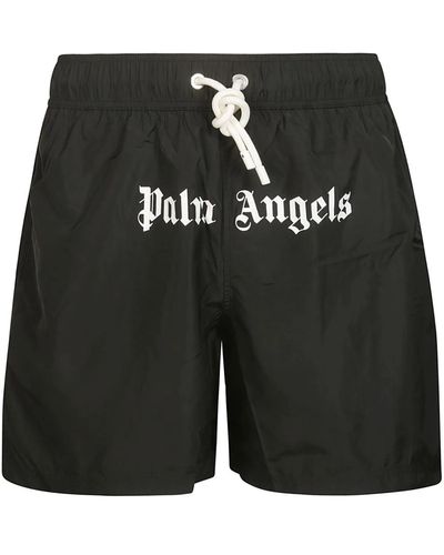 Palm Angels Klassisches logo kostüm - Schwarz