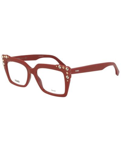 Fendi Glasses - Red