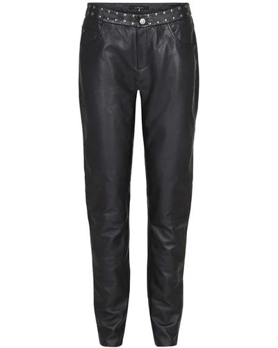 Btfcph Leather Trousers - Grey