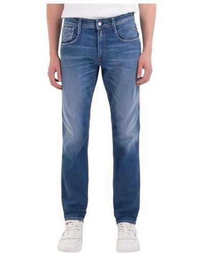 Replay Slim-fit jeans - Blau