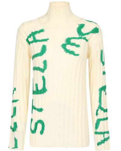 Stella McCartney Grüner pullover für frauen