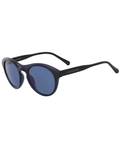 Calvin Klein Ckj18503s-001 sonnenbrille schwarz/blau