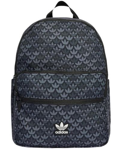 adidas Originals Monogram schwarzer rucksack - Blau