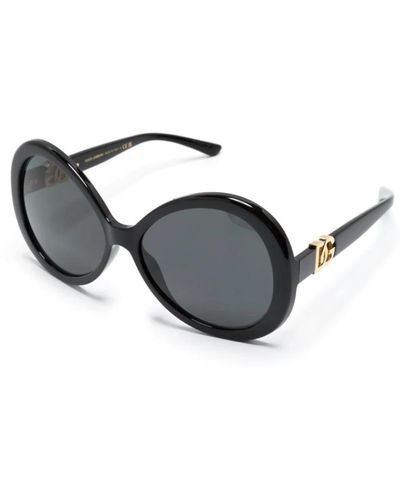 Dolce & Gabbana Schwarze sonnenbrille mit originalzubehör