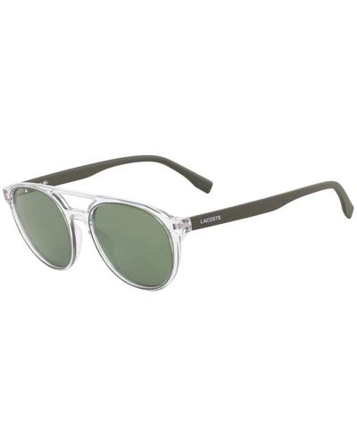 Lacoste Sunglasses,blaue transparente sonnenbrille - Grün